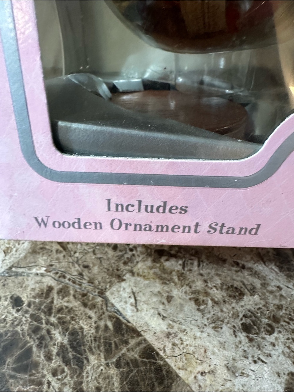 Vintage Barbie 1997 Holiday Barbie 4” Decoupage Ornament With Wood Stand NEW - Picture 5 of 11